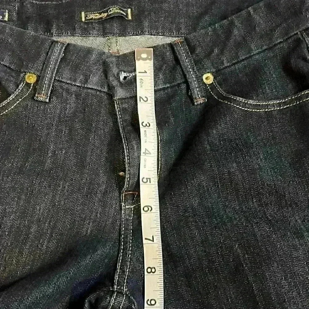 Fidelity Denim Octavia Wide Leg Denim Dark Wash 30” waist and 32 inch inseam - Picture 4 of 8